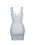 Solid Rib-Knit Bodycon Dress