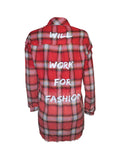 “WWFF” Shirt Dress